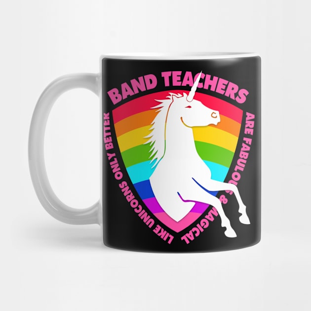 Band Teacher Unicorn Gift for Women Girls by GiftGiftGifts